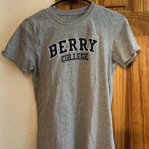 Berry College (Georgia) Short Sleeve T-Shirt, Gray, Small?